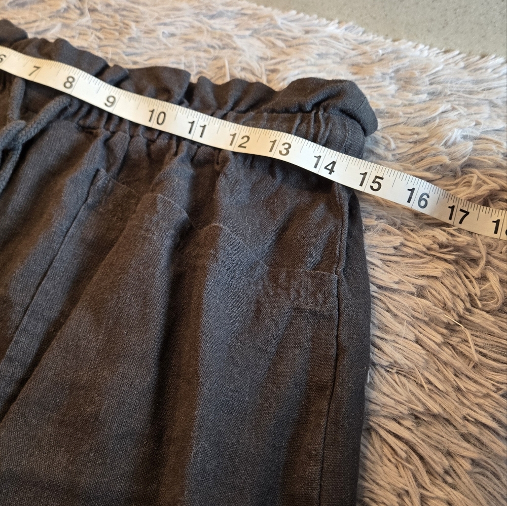 Universal Thread Linen Charcoal Gray Shorts Size Med - Picture 8 of 13